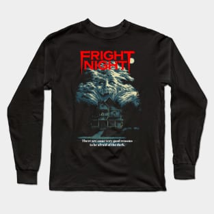 Fright Night, Horror, Cult Classic, Vampire Long Sleeve T-Shirt